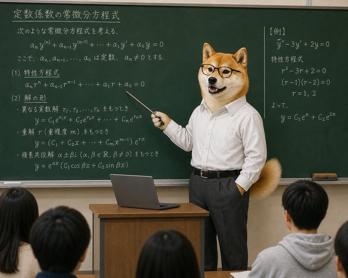 Surreal Shiba Inu Math Teacher — Sora 2 Prompt