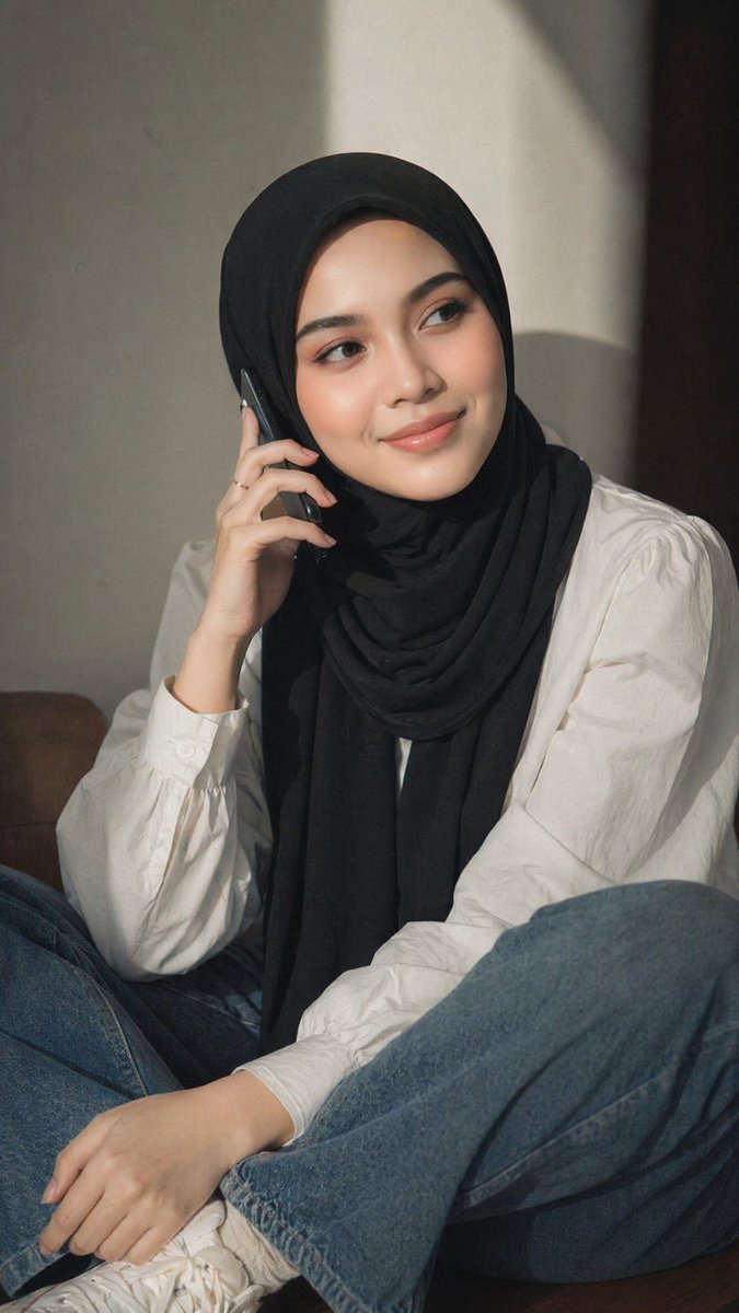 Hijab Lifestyle Portrait — Warm & Moody Sora 2 Prompt