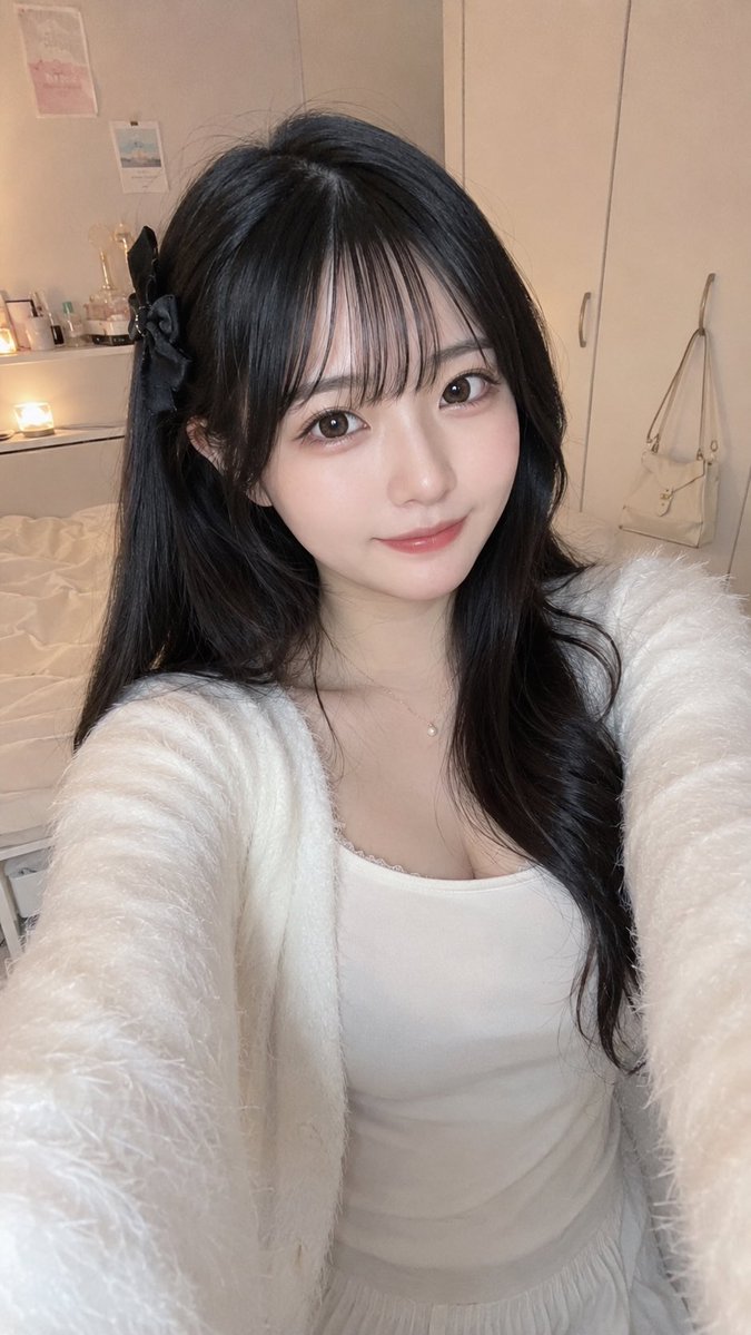 Cozy Bedroom Selfie Portrait — Sora 2 Prompt