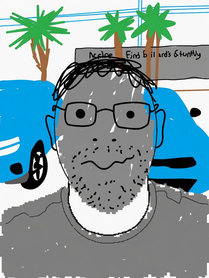 MS Paint Scribble Redraw — Intentionally Bad Drawing