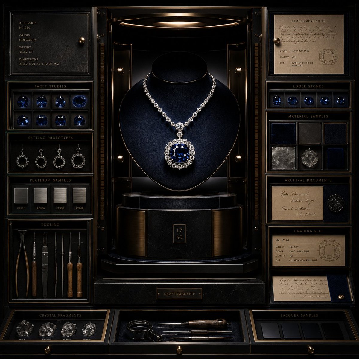 Luxury Jewelry Vault Display — Sora 2 Prompt