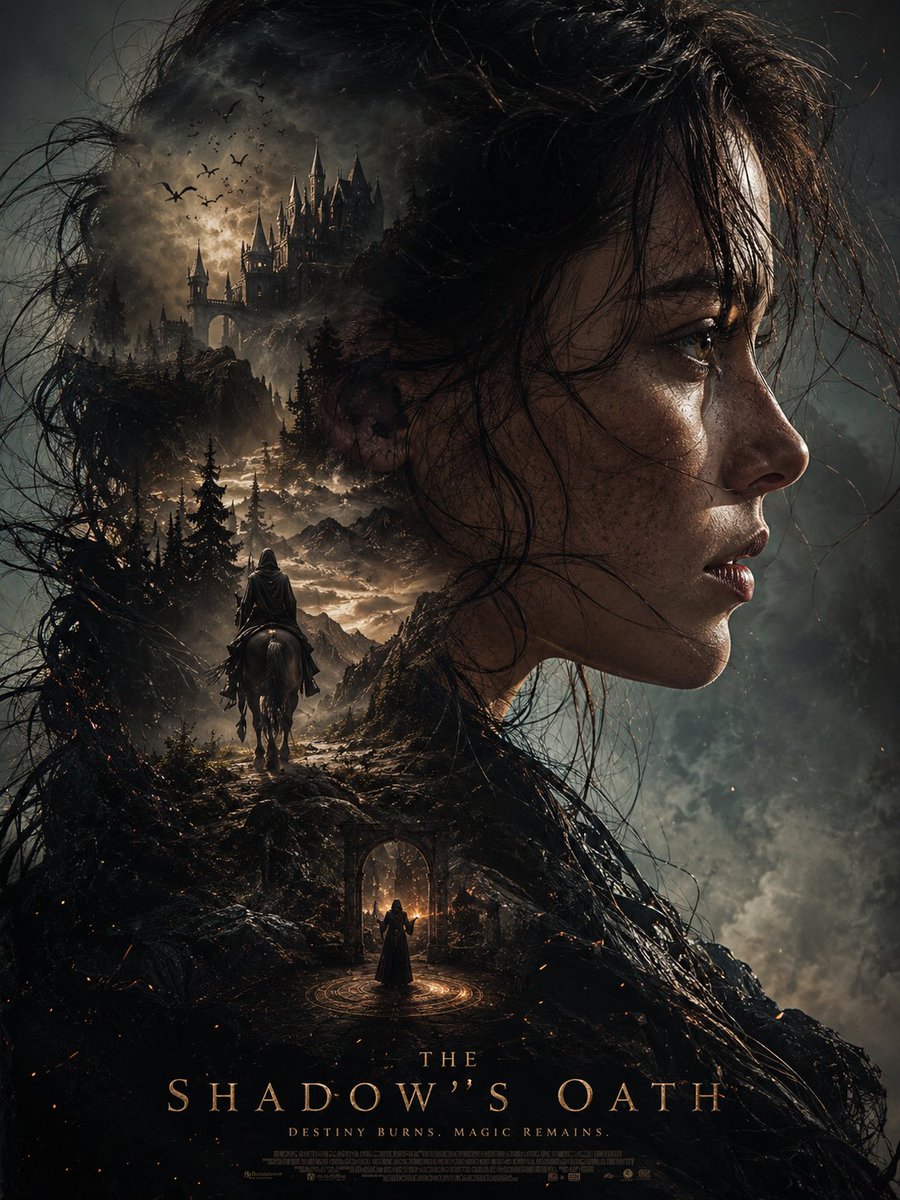 Dark Fantasy Dual-Exposure Poster — Sora 2 Prompt