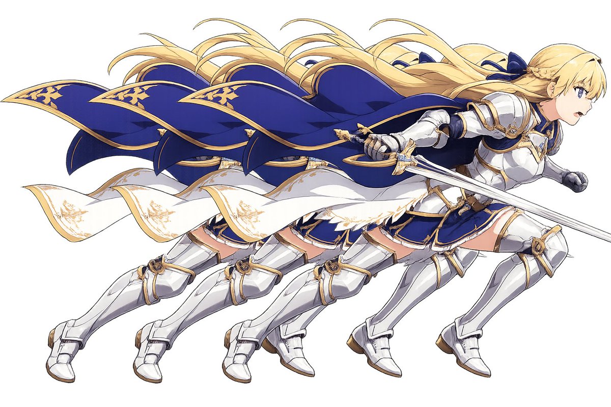 Anime Paladin Dynamic Action Trail — Sora 2 Prompt