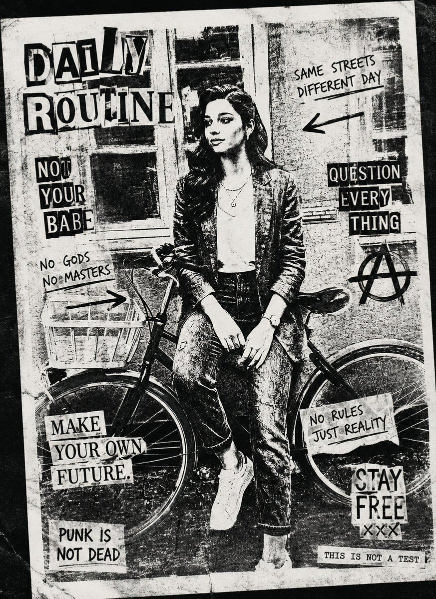 Punk Zine Copier Effect — Sora 2 Photo Transform