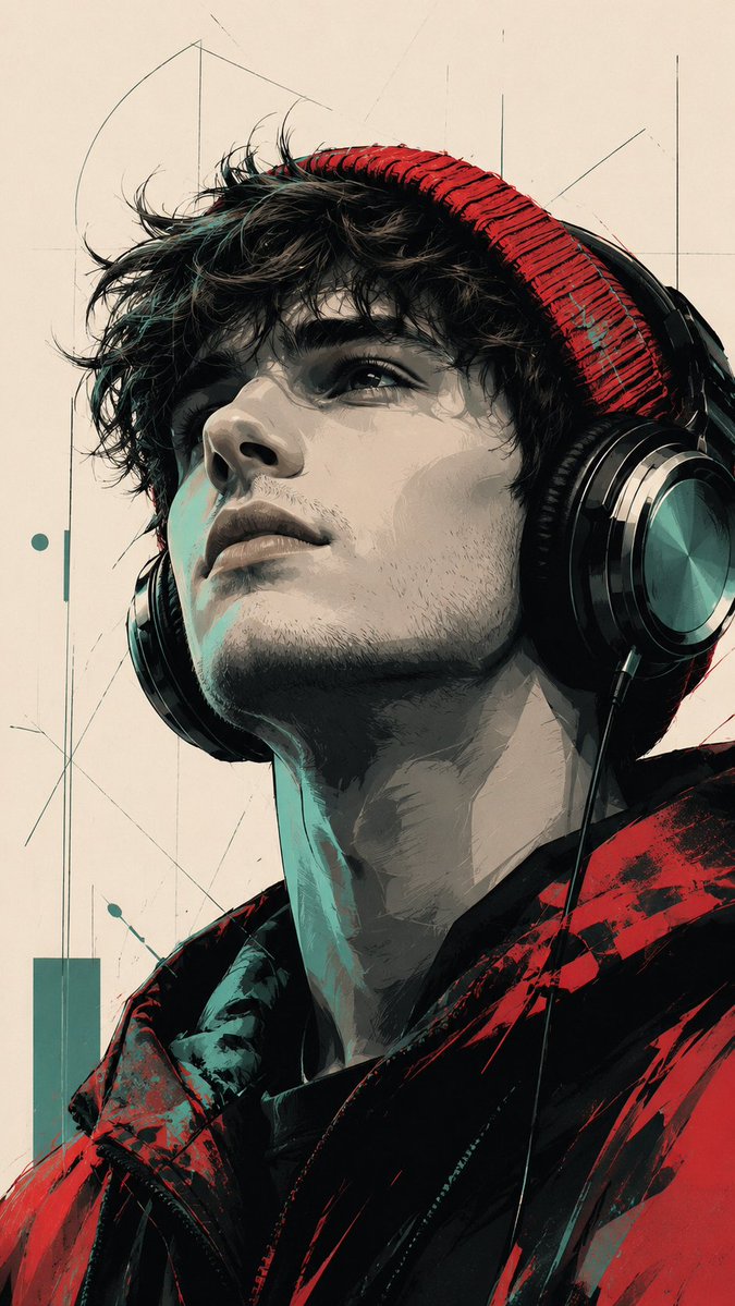 Modern Pop Art Vector Portrait — Stylized Urban Vibe