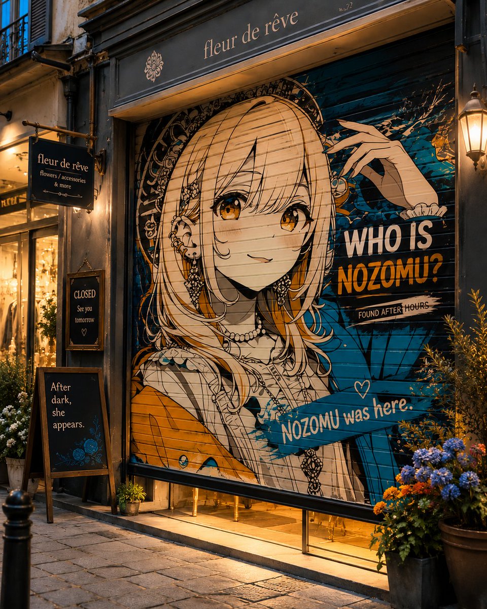 Shutter Door Graffiti Art — AI Character Prompt