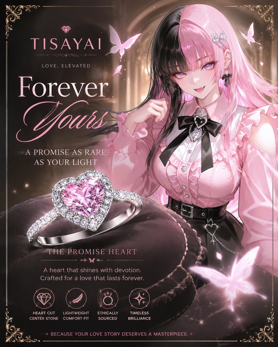 Luxury Engagement Ring Event Poster — Sora 2 Prompt