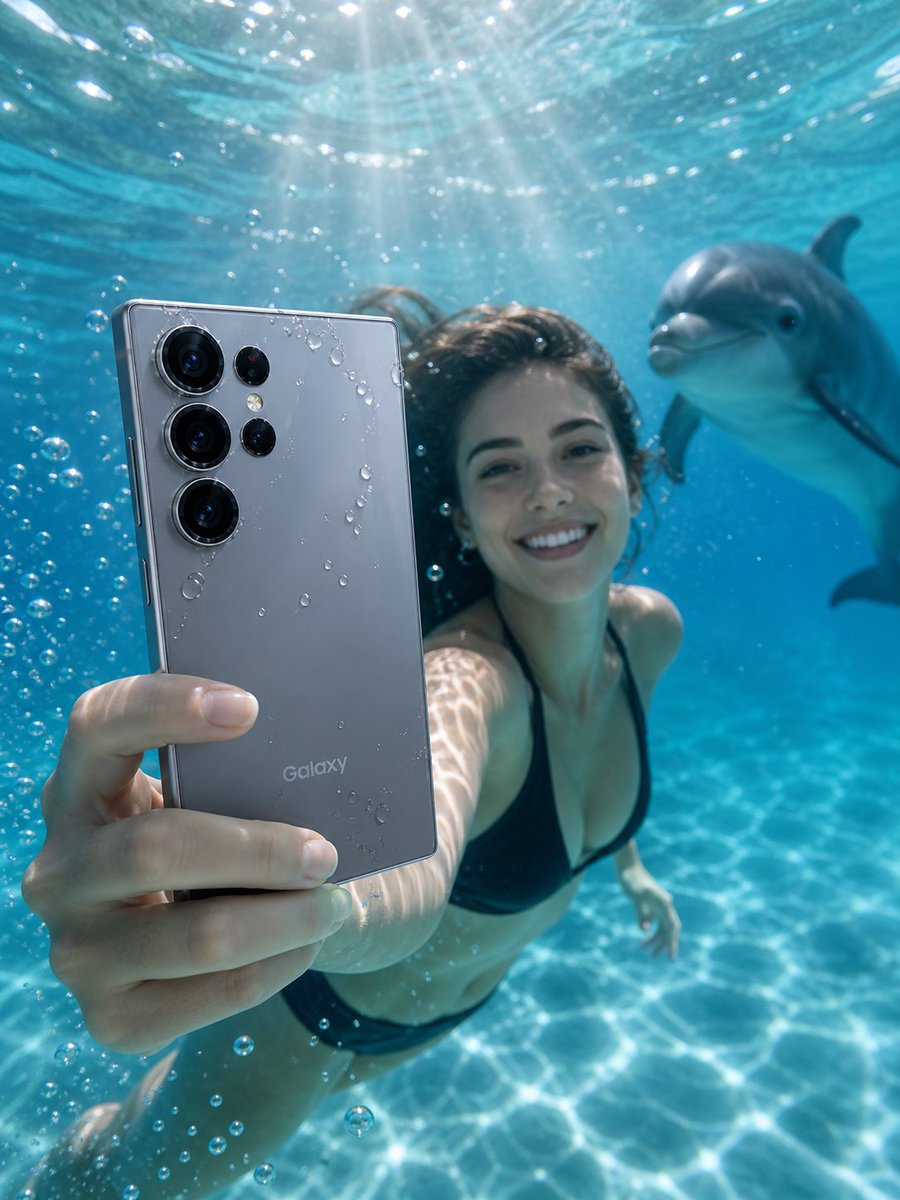 Underwater Smartphone Commercial Shoot — Sora 2 Prompt