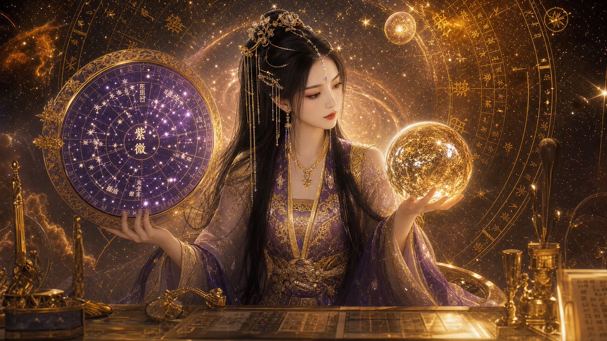 Chinese Fortune Teller — Luxurious Sora 2 AI Prompt