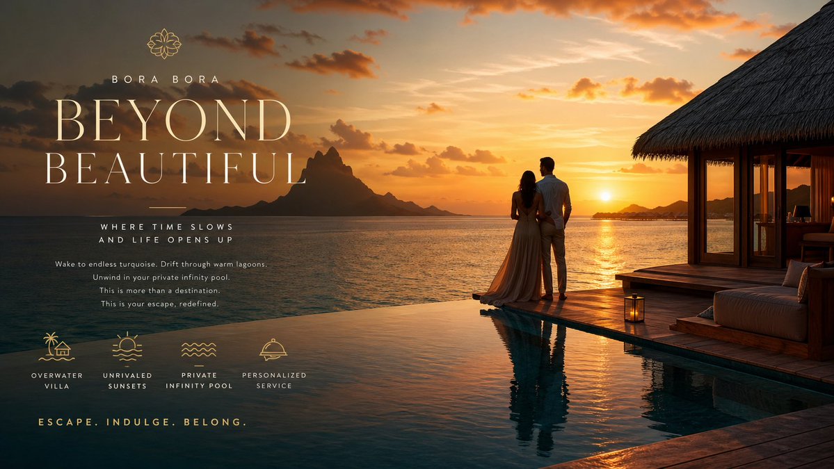 Luxury Resort Paradise Ad — Sora 2 Prompt