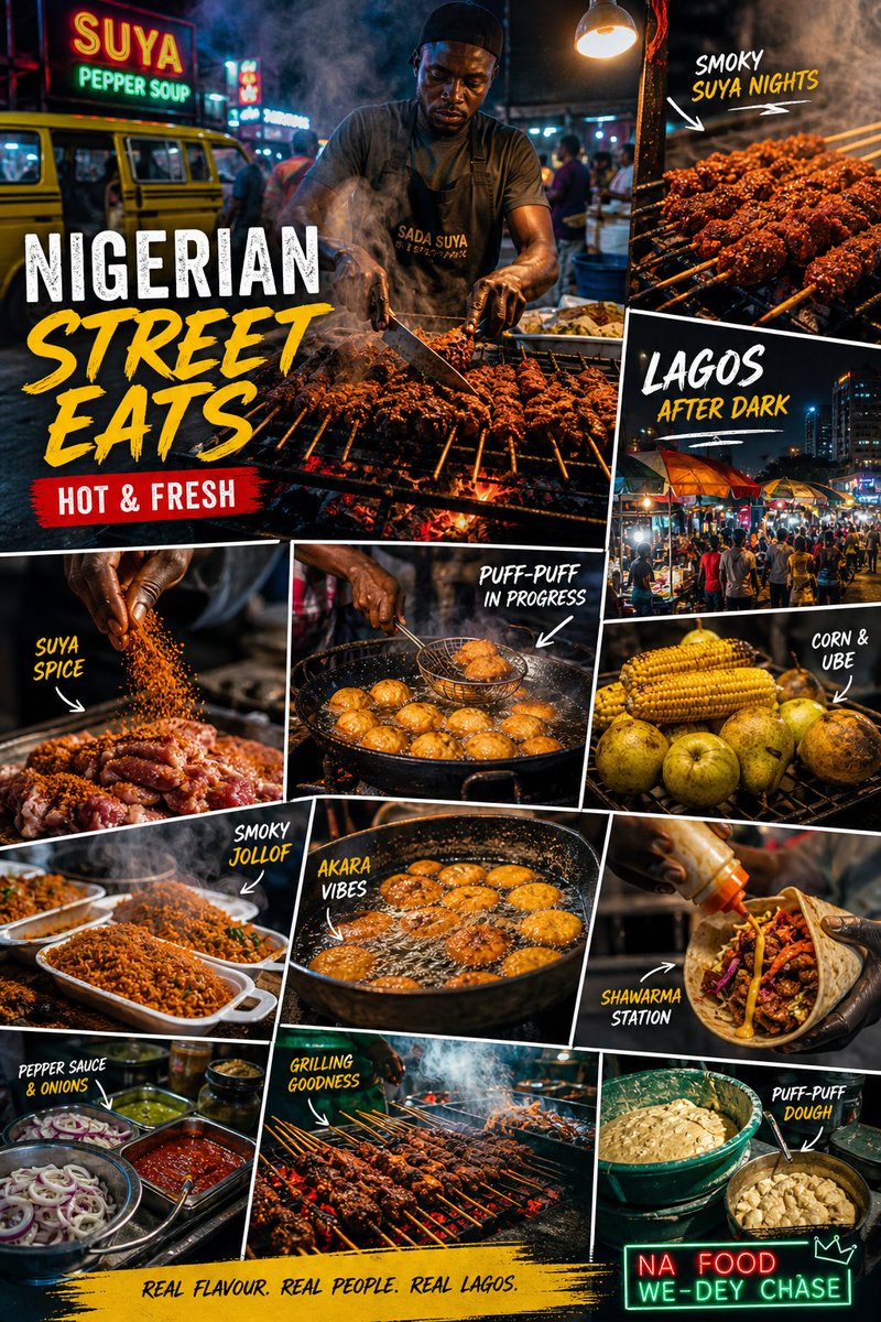 Nigerian Street Food Poster — Sora 2 Prompt