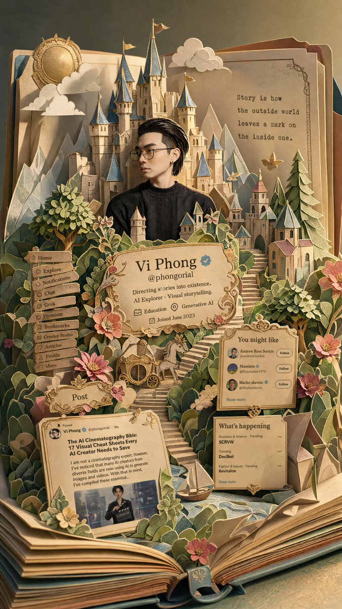 Fantasy Pop-Up Book — Sora 2 Prompt