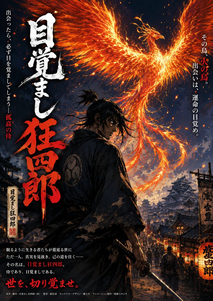 Japanese Dark Fantasy Film Poster — Sora 2 Prompt