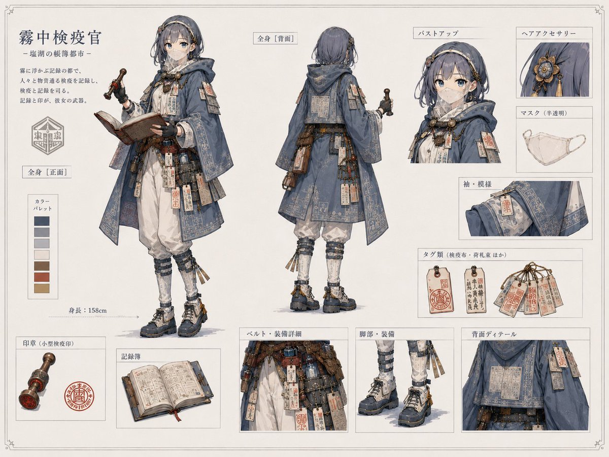 Realistic Character Sheet Generator — Sora 2 Prompt