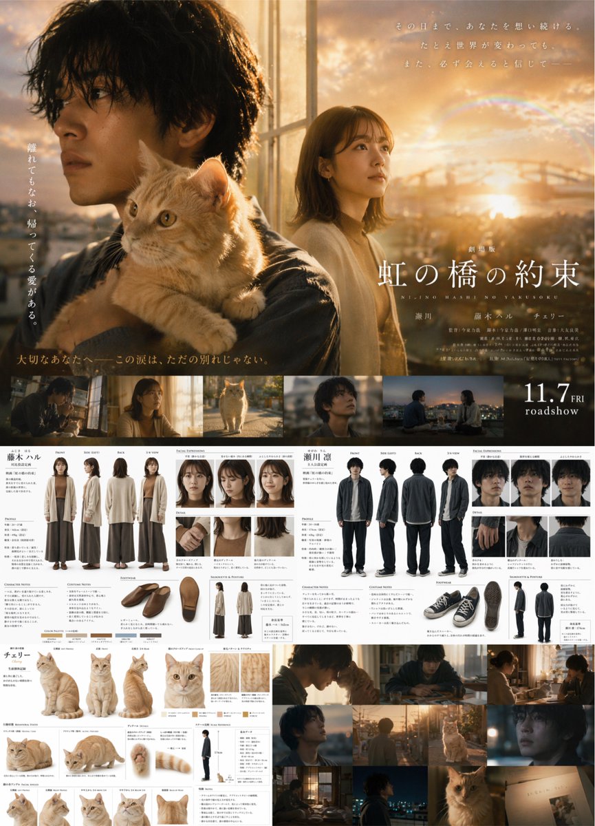 Live-Action Movie Poster & Character Sheet Generator