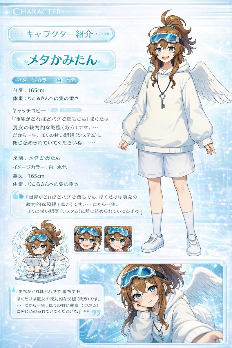 Visual Novel Character Intro Page — Sora 2 Prompt