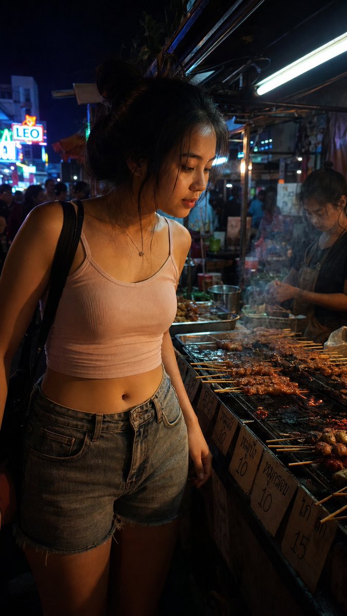 Bangkok Night Market Street Photography Prompt