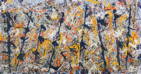 Abstract Drip Painting — Chaotic Childlike Action Art