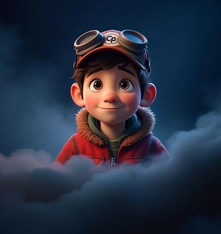 Dreamy 3D Boy Portrait — Cinematic Pixar Pilot Prompt