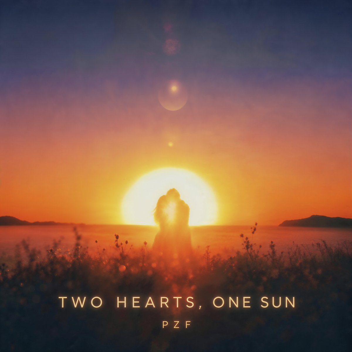 Romantic Sunset Album Cover — Sora 2 Prompt