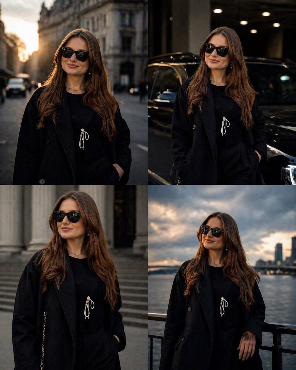 Cinematic Urban Fashion Portrait — Golden Hour Luxury Vibe