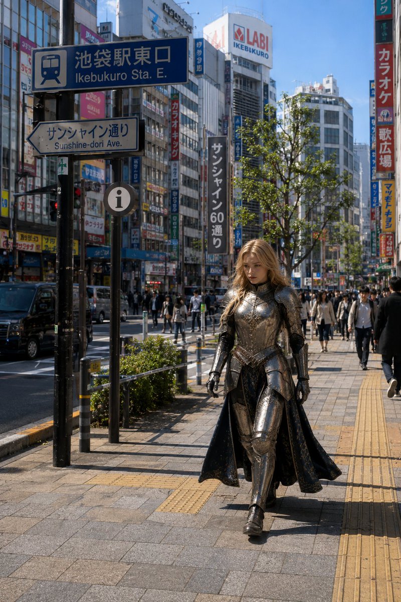 Ikebukuro Cosplay Street Photo — Realistic Sora 2 Prompt