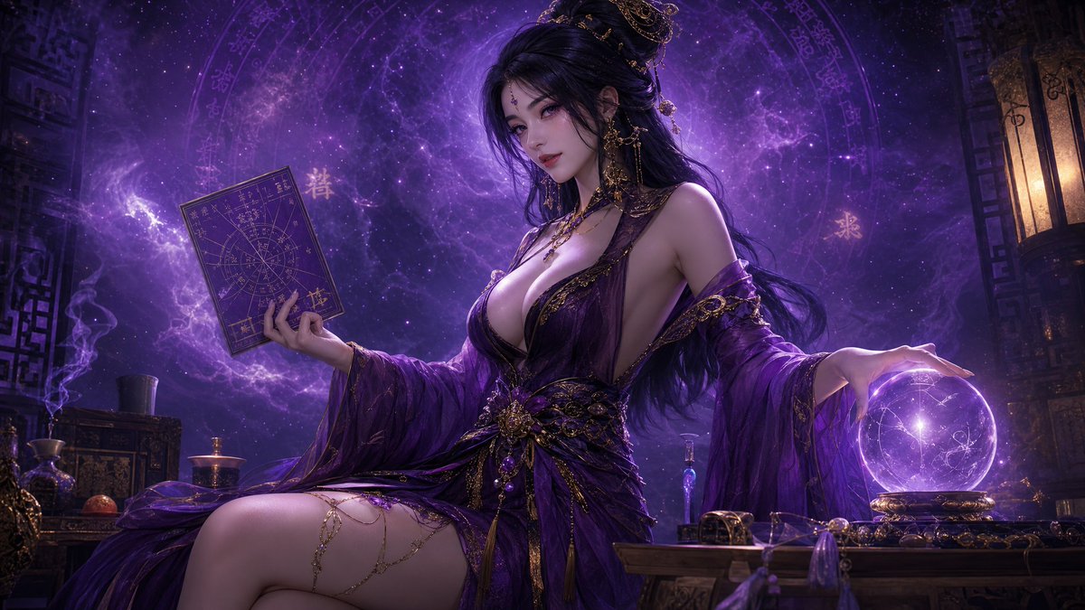 Cinematic Eastern Fortune Teller — Sora 2 Prompt