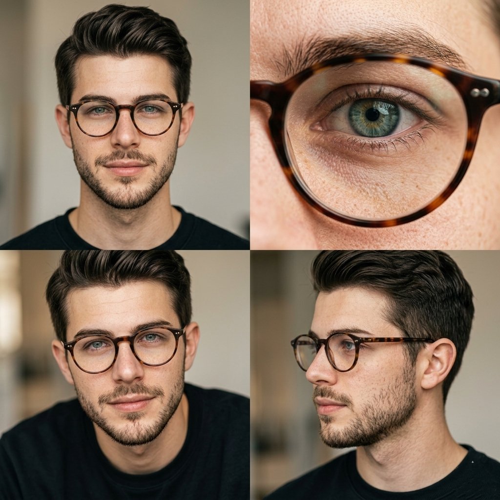 Editorial Portrait 2x2 Grid — Sora 2 Prompt