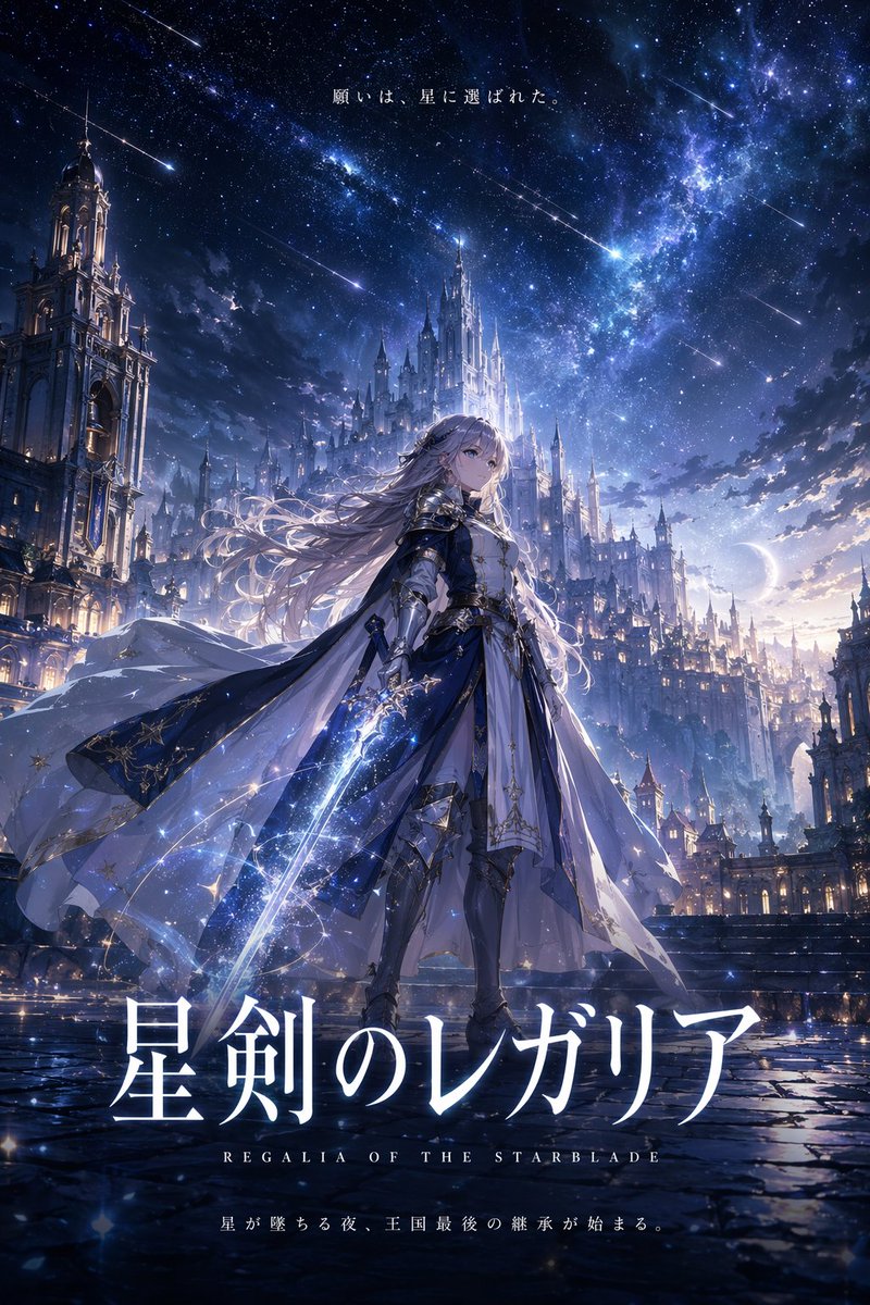 Anime Fantasy Knight Poster — Sora 2 Prompt