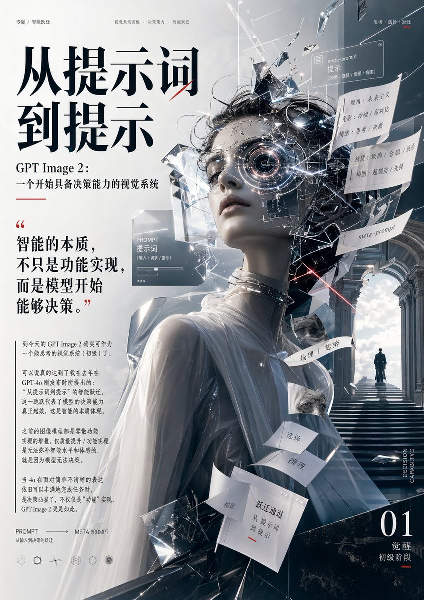 AI Decision-Making Editorial Poster — Sora 2 Prompt
