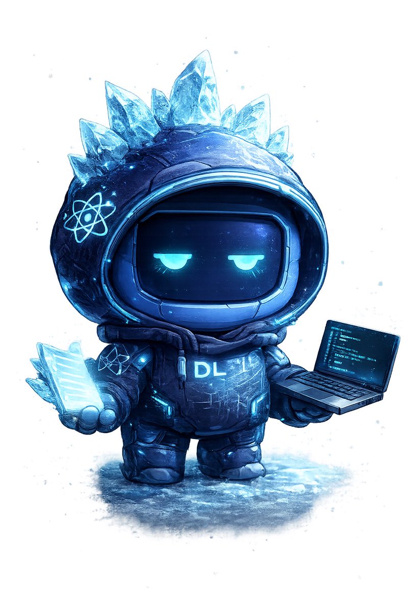 Ice Codex Robot Avatar — Cute AI Mascot Prompt