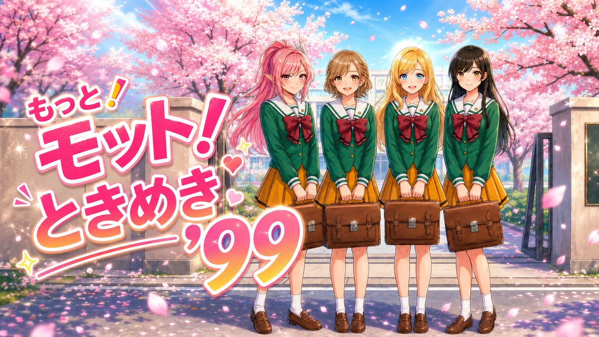 Sakura School Anime Thumbnail — Sora 2 Prompt with Japanese Text