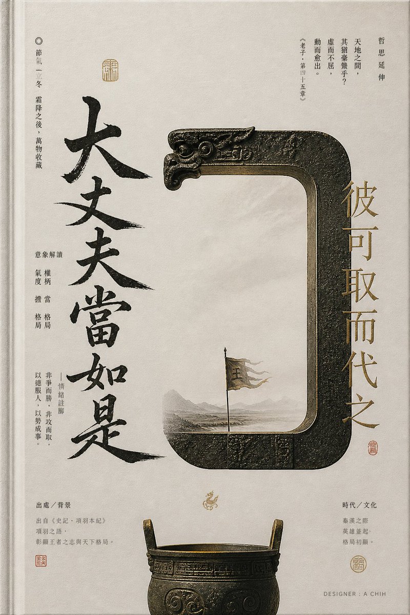 Chinese Bronze & Calligraphy Poster — Sora 2 Prompt