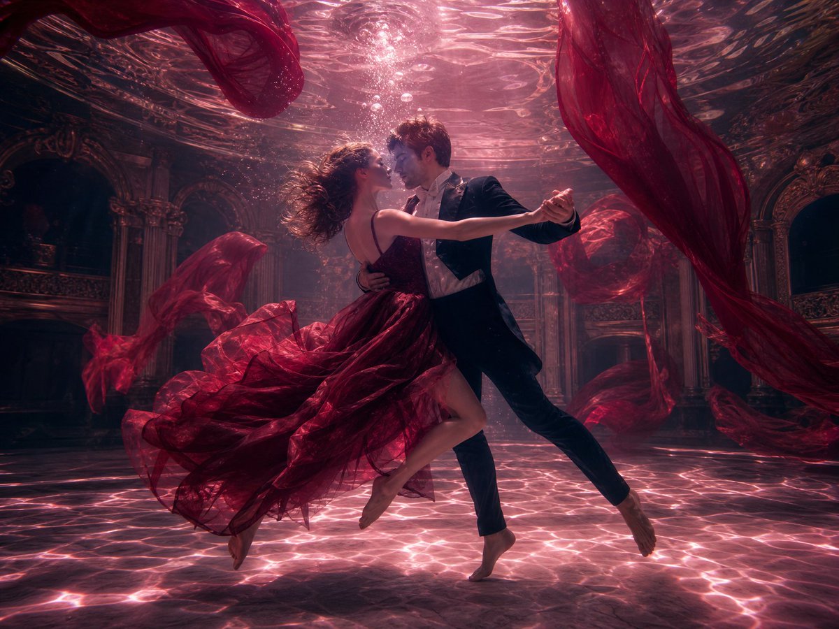 Moody Underwater Photography — Sora 2 Prompt