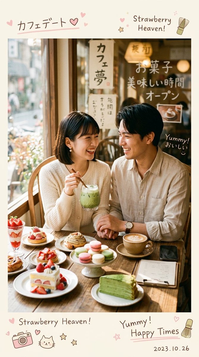 Cozy Seoul & Tokyo Cafe Photography — Aesthetic Couple Prompt