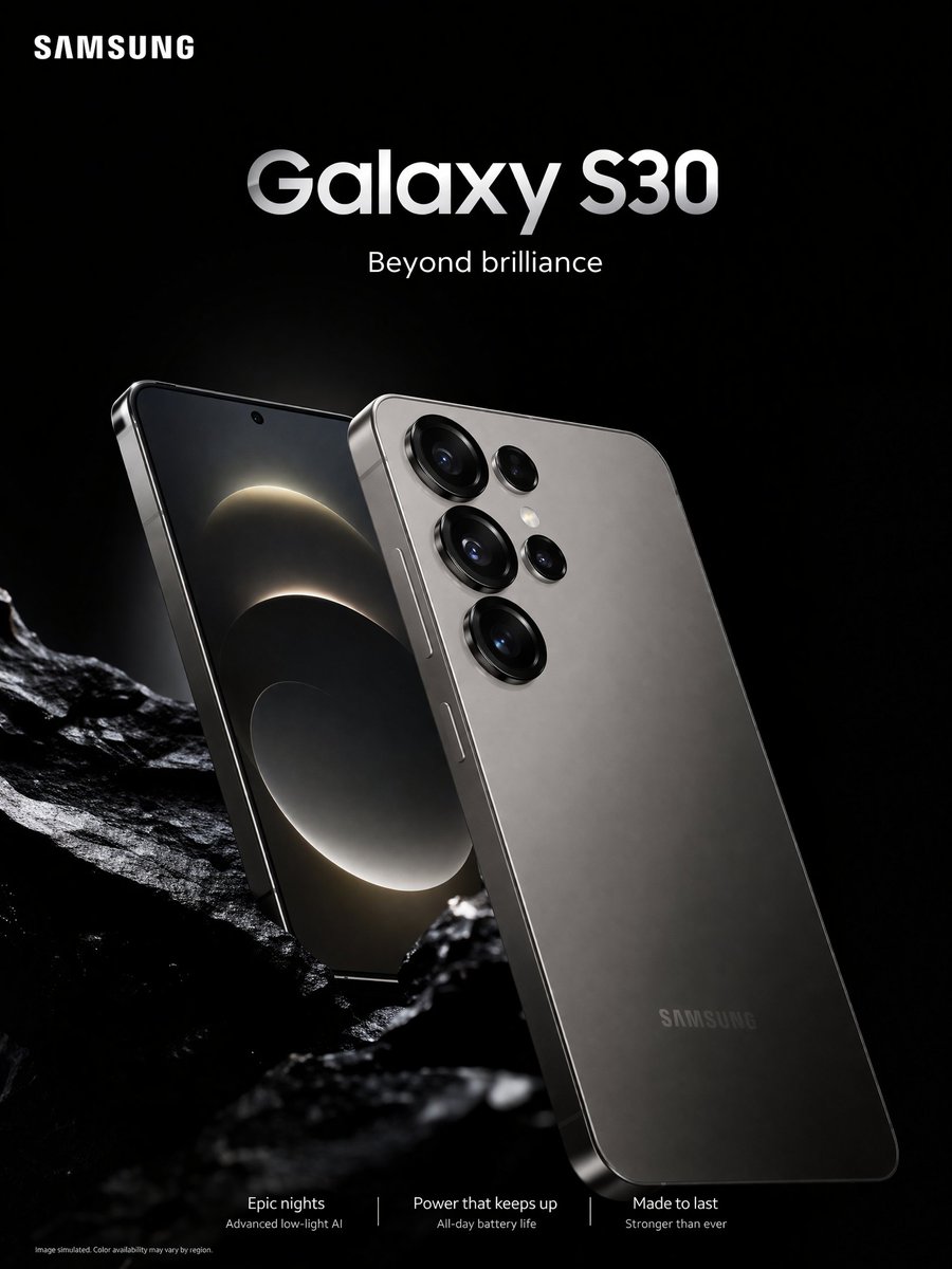 Smartphone Ad Poster — Dark Cinematic Product Shot Prompt