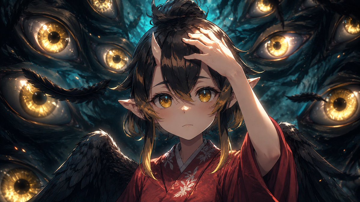 Cinematic Anime Enhancement Prompt — Dark Supernatural Glow