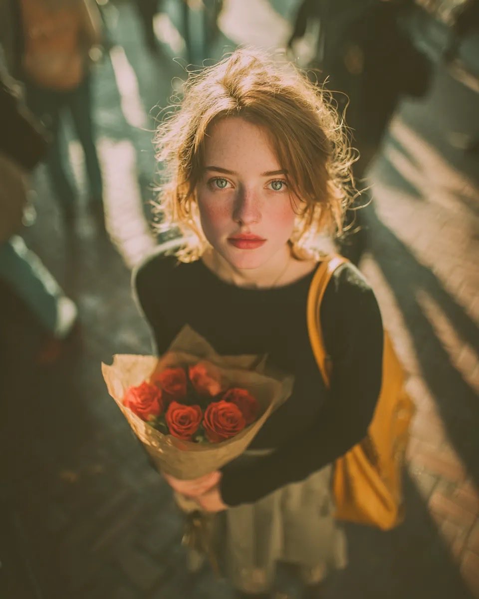 Ritratto Vintage con Grana di Pellicola — Prompt Sora 2