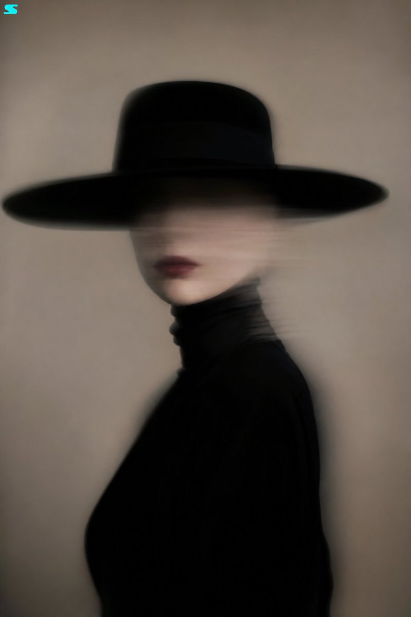Mysterious Minimalist Fashion Portrait — Sora 2 Prompt