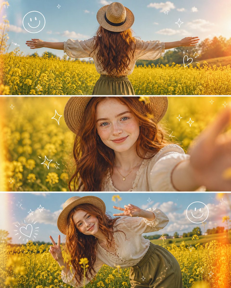 Dreamy Floral Collage — Viral Instagram Aesthetic Prompt