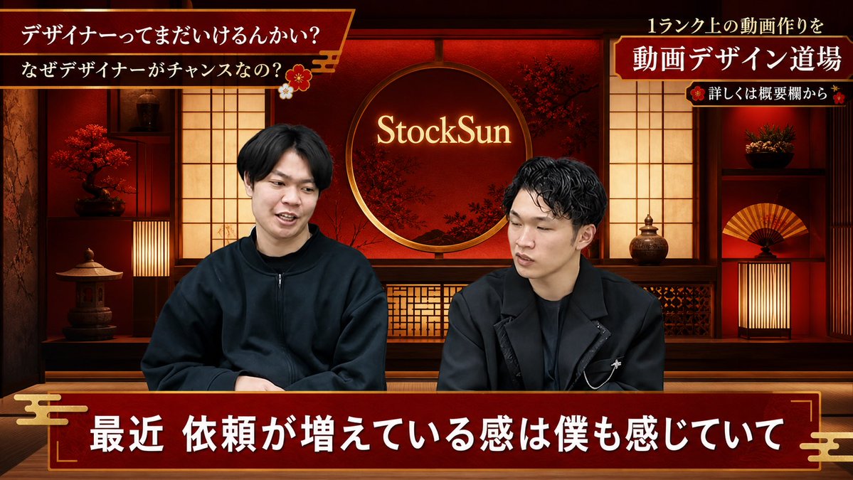 日式风格设计提示词 — 红色主题 Sora 2 Prompt