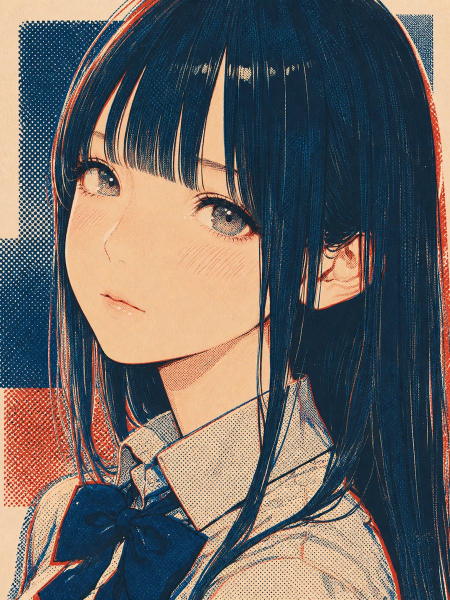 三色丝网印刷风格提示词 — Sora 2