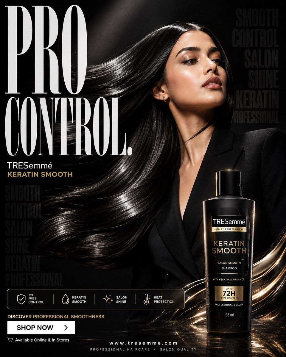 Luxury Keratin Shampoo Ad — Sora 2 Prompt