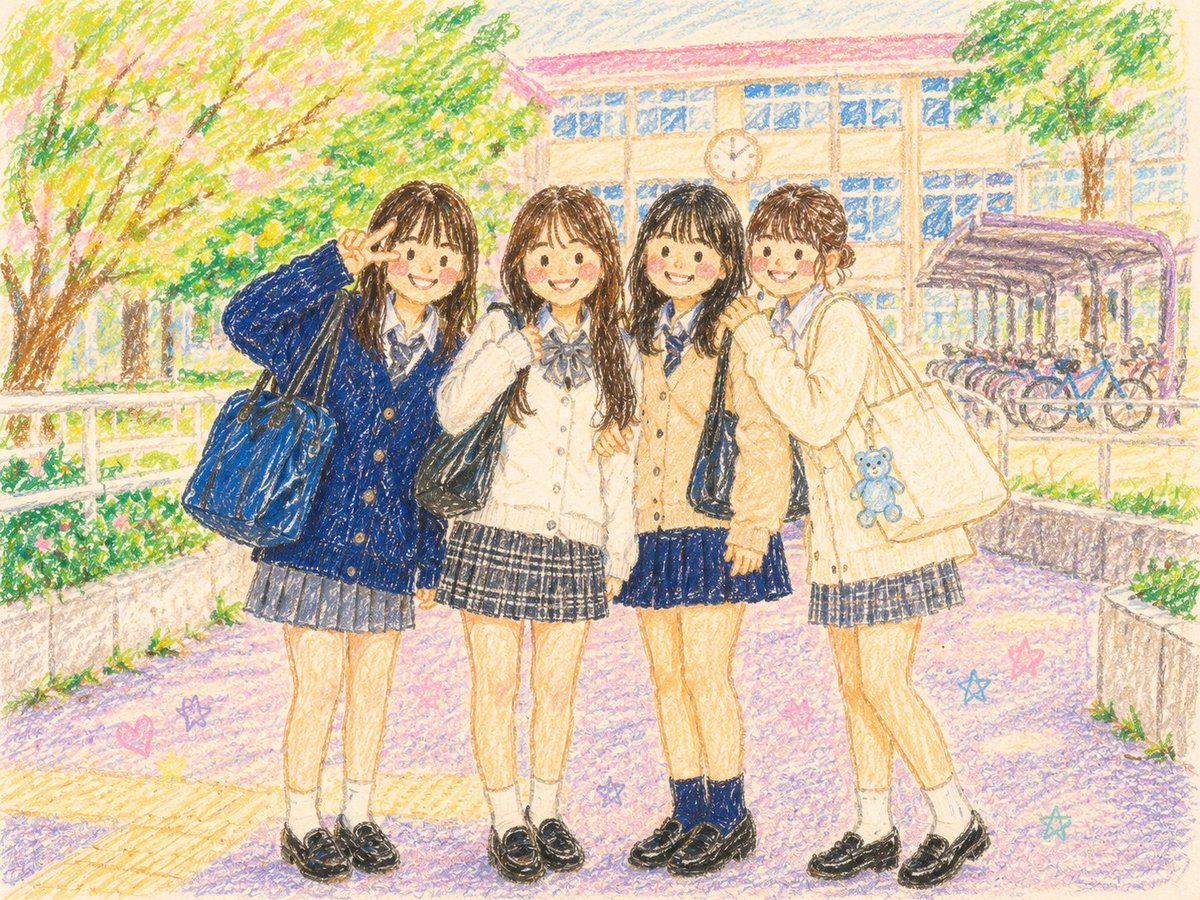 Crayon Storybook Illustration — Sora 2 Prompt