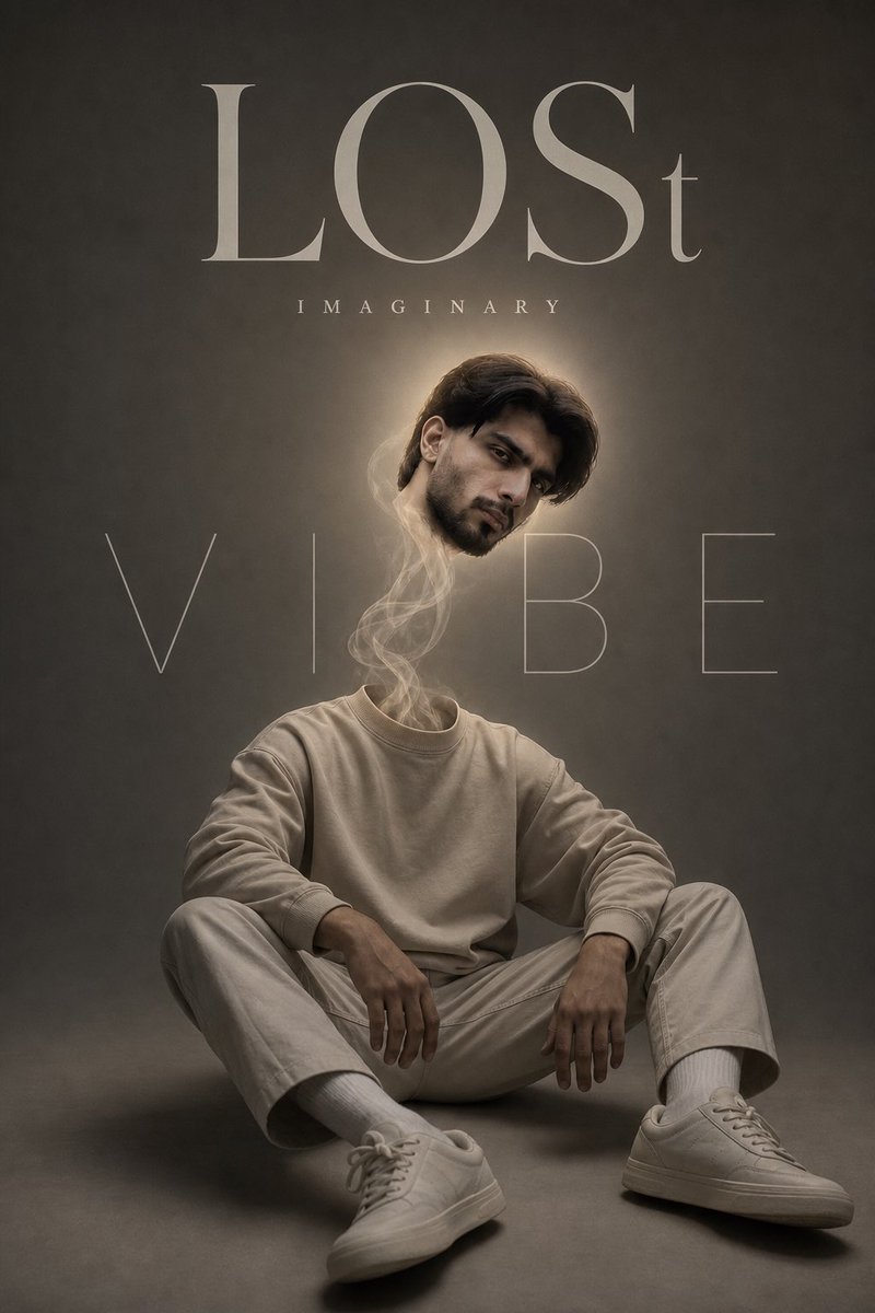Surreal Floating Head Portrait — Cinematic Studio Prompt