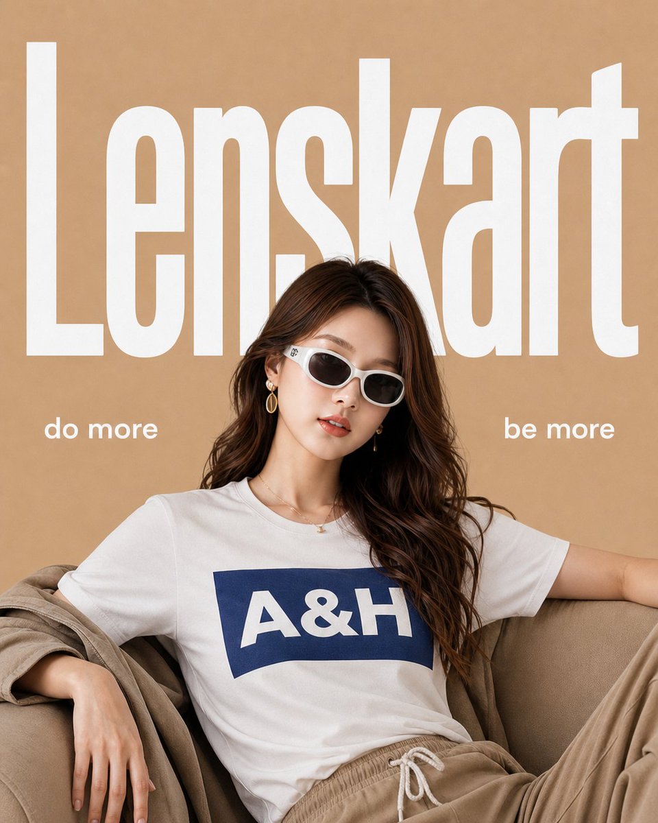 Minimalist Luxury Eyewear Ad — AI Poster Prompt