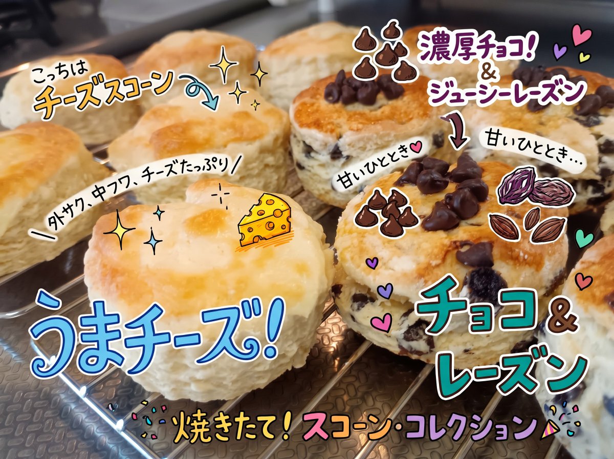 Vibrant Japanese Scone Annotation — Sora 2 Prompt