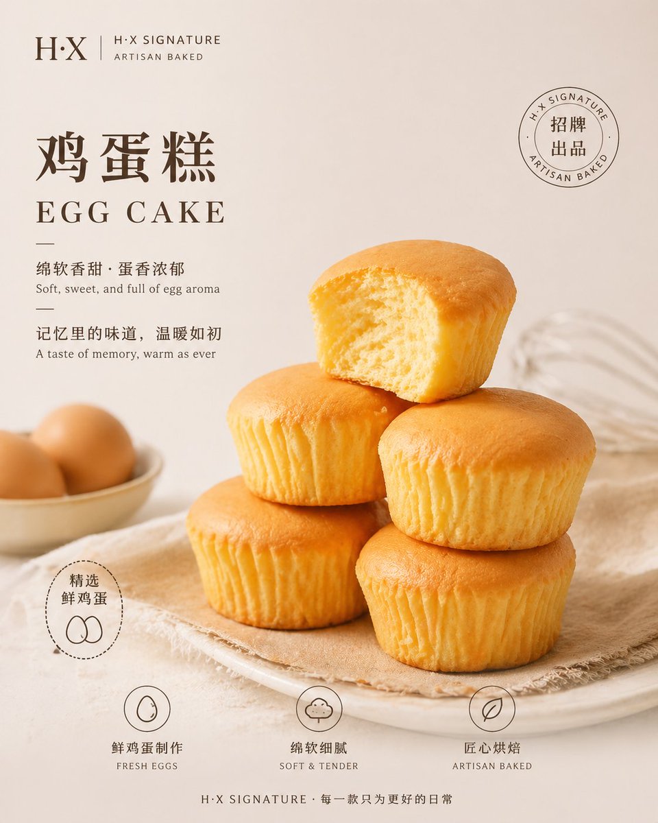 Bakery Poster Template — Professional Product Showcase
