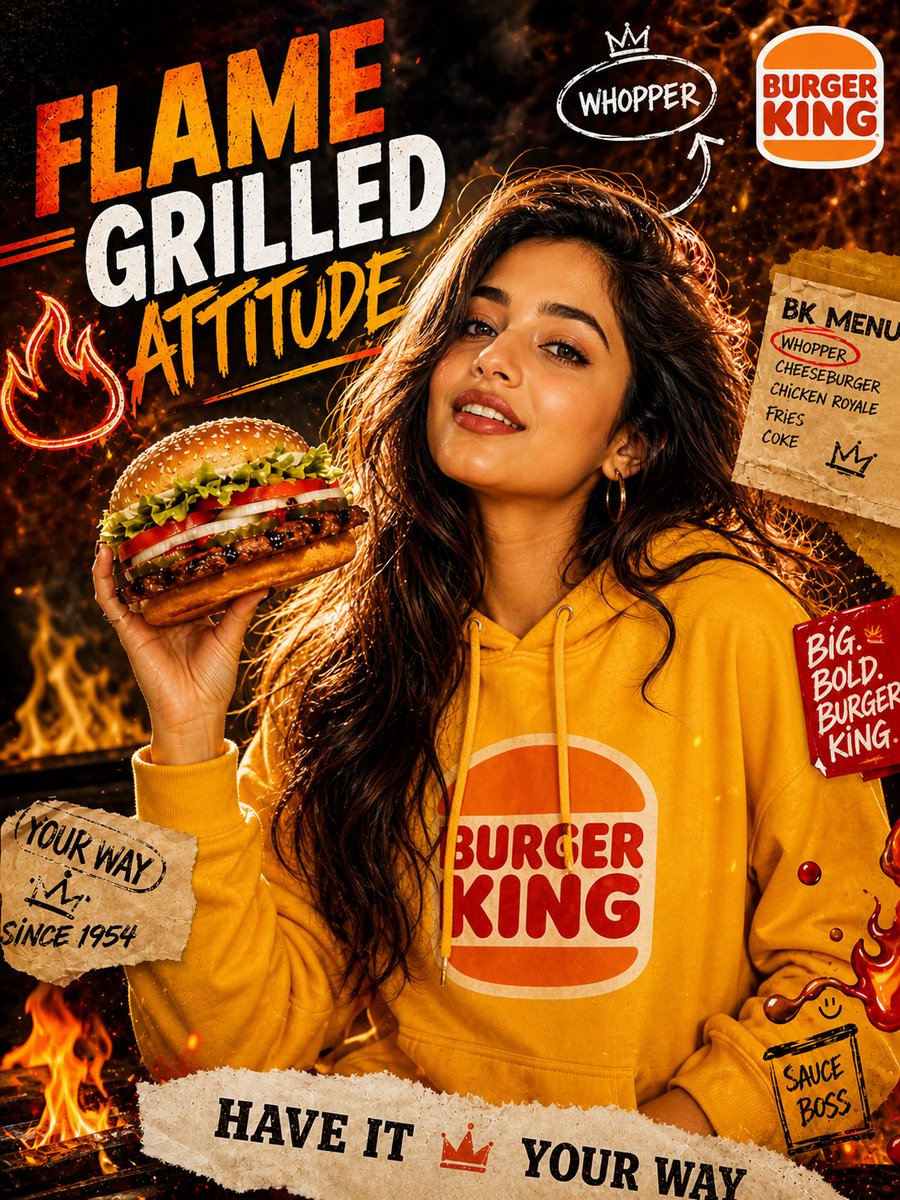 Flame-Grilled Burger Ad — Sora 2 Cinematic Prompt
