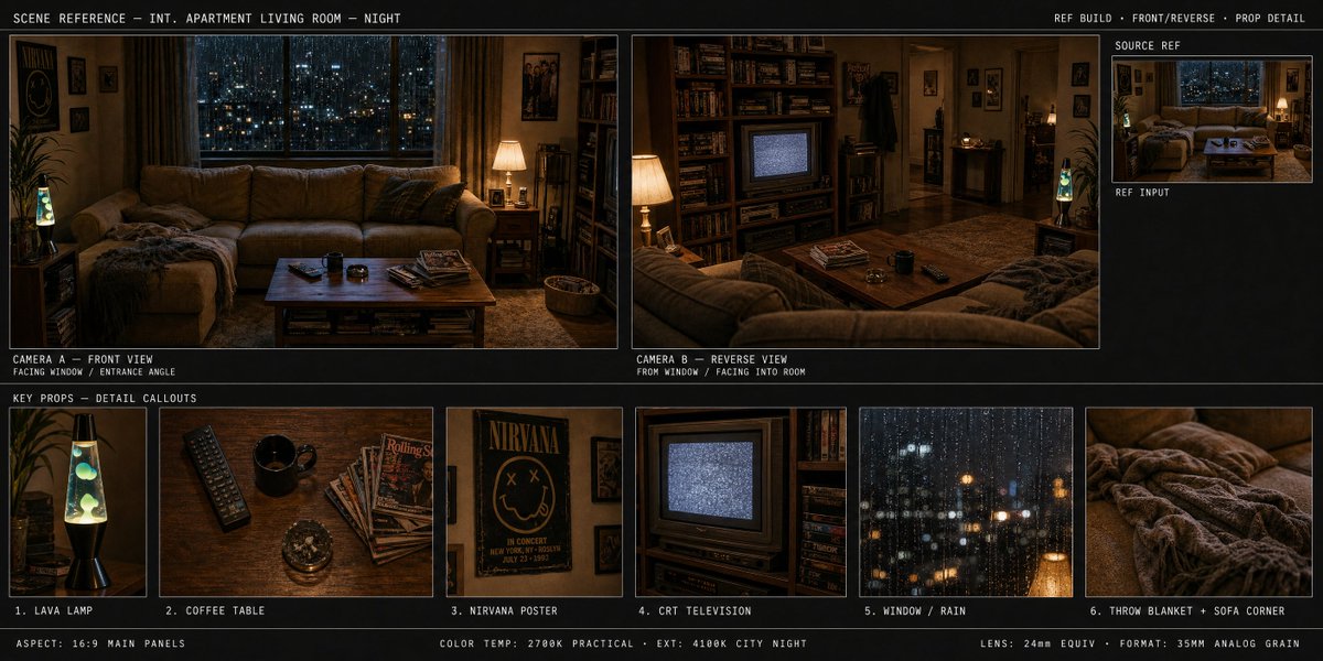 Multi-Camera Scene Director Prompt — Sora 2 Spatial Design
